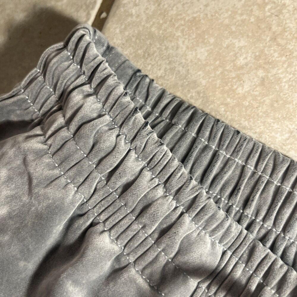 NWT adidas Originals Brushed Twill Oversized Firebird Track Pants S Grey JW7331 - Picture 5 of 11